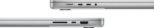 MX2E3 MacBook Pro 14" (M4 Pro 12C CPU, 16C GPU) 24 ГБ, 512 Гб SSD, серебристый