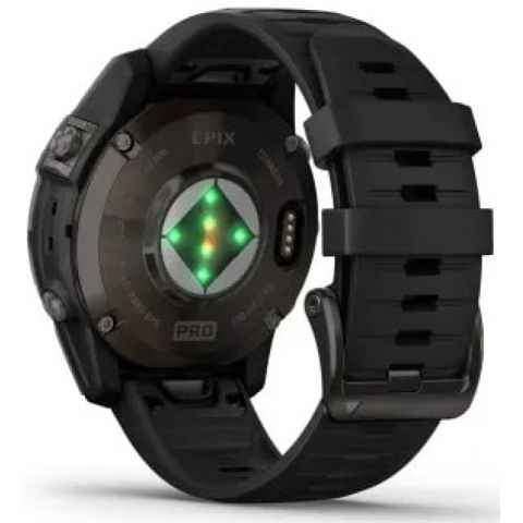 Garmin epix Pro (Gen 2) Sapphire 47 mm Carbon Gray DLC Titanium / Black Band (010-02803-11)