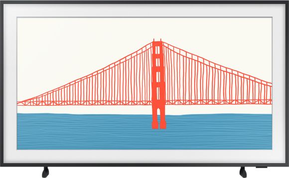 Телевизор Samsung 43" серия The Frame QLED TV 2021 LS03A черный