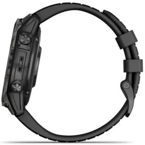 Garmin epix Pro (Gen 2) Sapphire 47 mm Carbon Gray DLC Titanium / Black Band (010-02803-11)