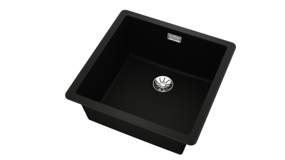 Мойка подстольного / врезного монтажа из Тегранита Плюс с 1 чашей RADEA R10 40.40 M-TG  CARBON