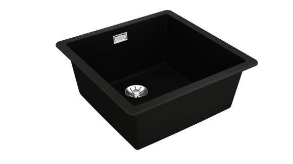 Мойка подстольного / врезного монтажа из Тегранита Плюс с 1 чашей RADEA R10 40.40 M-TG  CARBON
