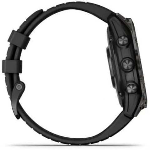 Garmin epix Pro (Gen 2) Sapphire 47 mm Carbon Gray DLC Titanium / Black Band (010-02803-11)